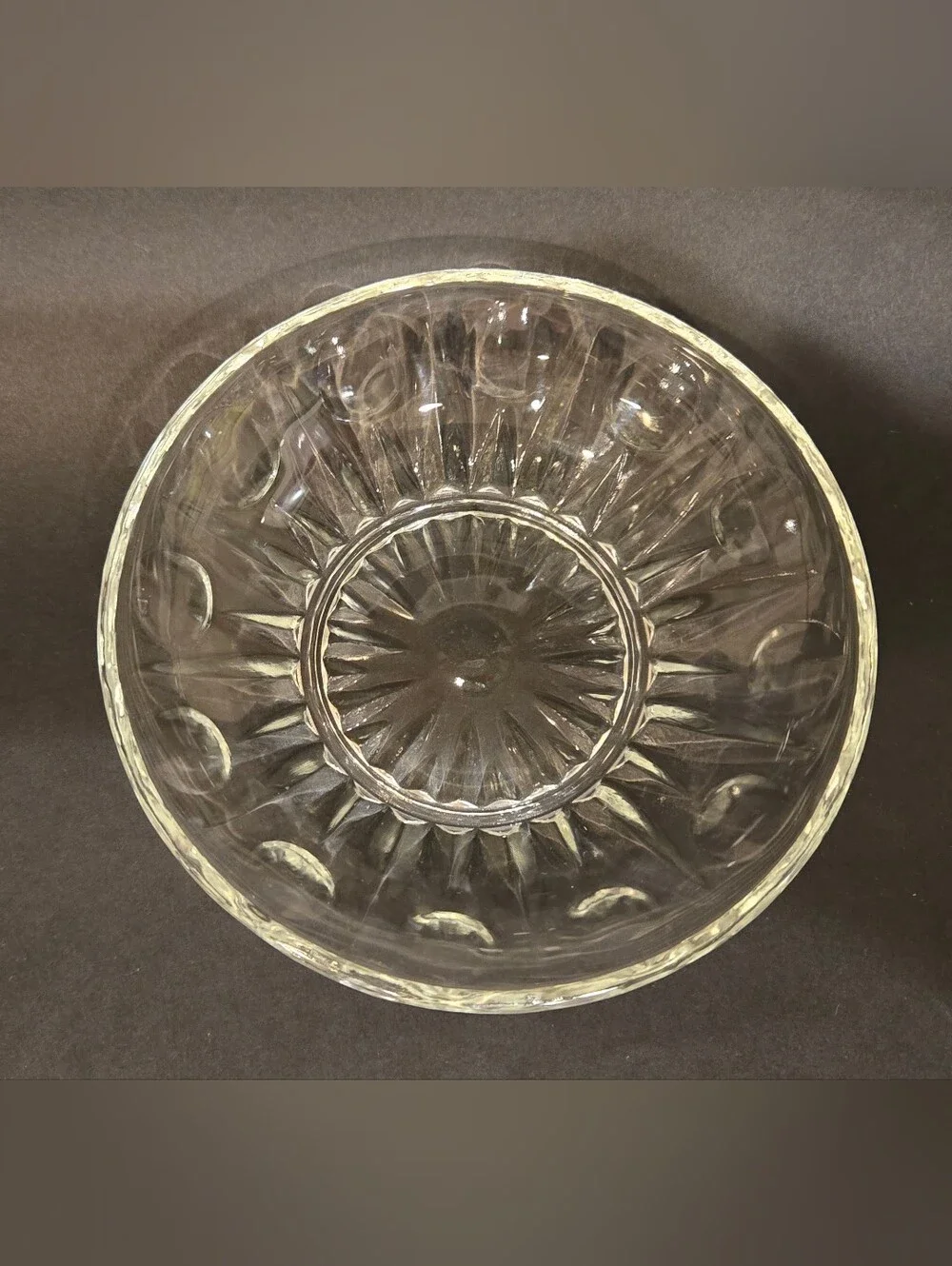 Vintage Princess House Regency Clear Cut Crystal Bowl
